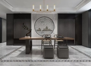 新中式遇見黑白灰，儒雅輕靈，一見傾心